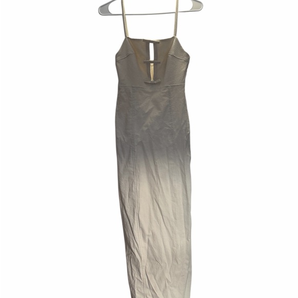 Zara Elegant Cream Maxi Dress with Adjustable Straps - Picture 5 of 5